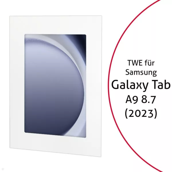 TabLines TWE113W Tablet Wandeinbau f?r Samsung Tab A9 8.7, wei?