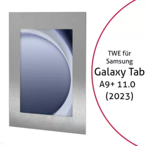 TabLines TWE114E Tablet Wandeinbau f?r Samsung Tab A9+ 11.0, Edelstahl