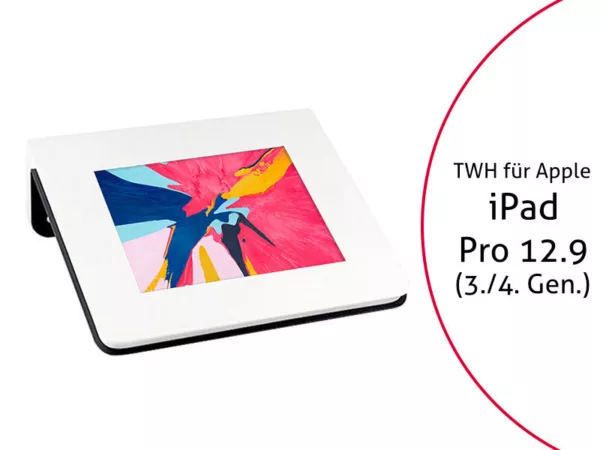 TabLines TWH016 Design iPad Wandhalter anschraubbar f?r Apple iPad Pro 12.9 (3./...