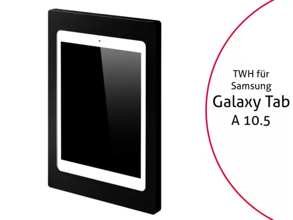 TabLines TWH024B Tablet Wandhalterung f?r Samsung Galaxy Tab A 10.5, schwarz