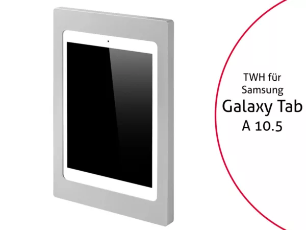 TabLines TWH024S Tablet Wandhalterung f?r Samsung Galaxy Tab A 10.5, silber