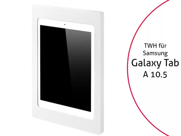 TabLines TWH024W Tablet Wandhalterung f?r Samsung Galaxy Tab A 10.5, wei?