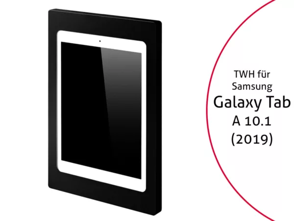 TabLines TWH025B Tablet Wandhalterung f?r Samsung Tab A 10.1 (2019), schwarz