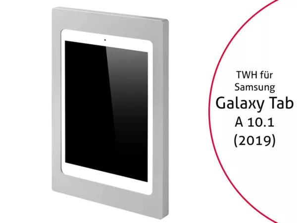 TabLines TWH025S Tablet Wandhalterung f?r Samsung Tab A 10.1 (2019), silber