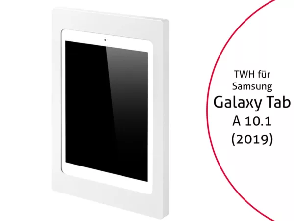 TabLines TWH025W Tablet Wandhalterung f?r Samsung Tab A 10.1 (2019), wei?