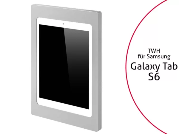 TabLines TWH026S Tablet Wandhalterung f?r Samsung Tab S6, silber