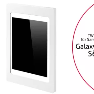 TabLines TWH026W Tablet Wandhalterung f?r Samsung Tab S6, wei?