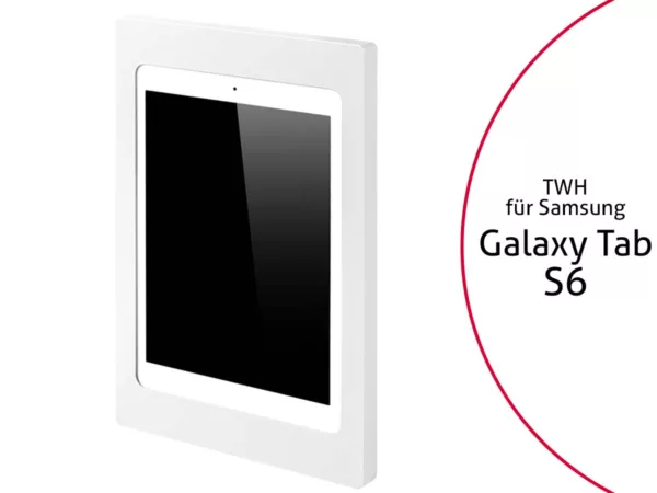 TabLines TWH026W Tablet Wandhalterung f?r Samsung Tab S6, wei?