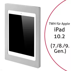 TabLines TWH028S iPad Wandhalterung f?r Apple iPad 10.2 (7./8./9. Gen.), silber