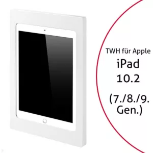 TabLines TWH028W iPad Wandhalterung f?r Apple iPad 10.2 (7./8./9. Gen.), wei?