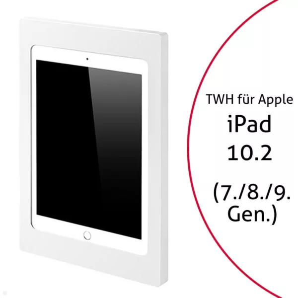 TabLines TWH028W iPad Wandhalterung f?r Apple iPad 10.2 (7./8./9. Gen.), wei?