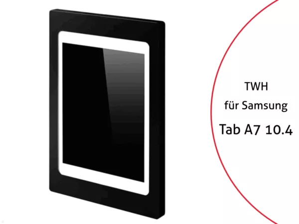 TabLines TWH030B Tablet Wandhalterung f?r Samsung Tab A7 10.4 Zoll, schwarz
