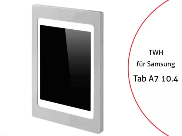 TabLines TWH030S Tablet Wandhalterung f?r Samsung Tab A7 10.4 Zoll, silber