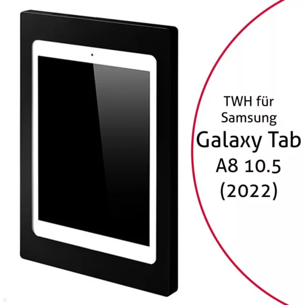 TabLines TWH036B Tablet Wandhalterung f?r Samsung Tab A8 10.5 (2022), schwarz