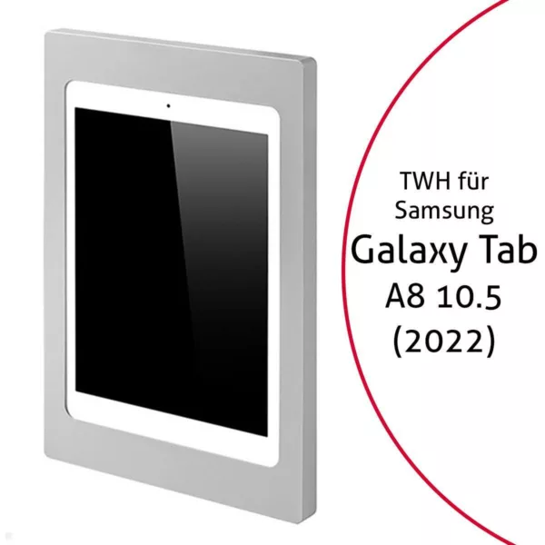 TabLines TWH036S Tablet Wandhalterung f?r Samsung Tab A8 10.5 (2022), silber
