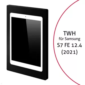 TabLines TWH037B Tablet Wandhalterung f?r Samsung Tab S7 FE 12.4, schwarz