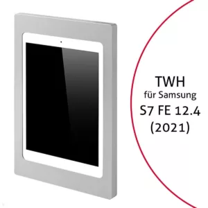 TabLines TWH037S Tablet Wandhalterung f?r Samsung Tab S7 FE 12.4, silber