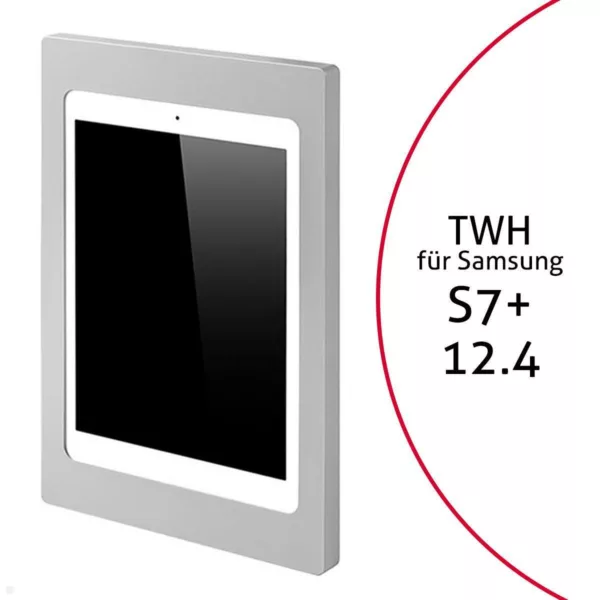 TabLines TWH038S Tablet Wandhalterung f?r Samsung Tab S7+ 12.4, silber
