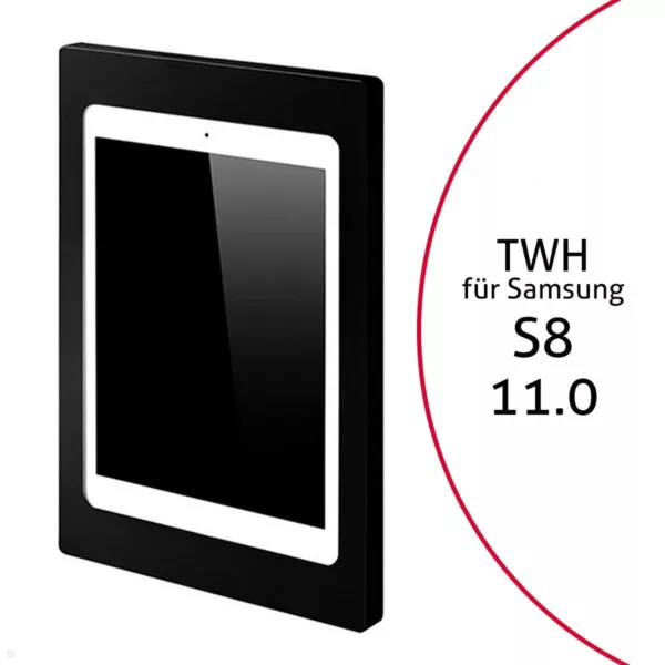 TabLines TWH039B Tablet Wandhalterung f?r Samsung Tab S8 11.0 (2022), schwarz