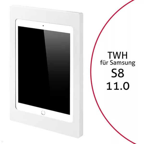 TabLines TWH039W Tablet Wandhalterung f?r Samsung Tab S8 11.0 (2022), wei?