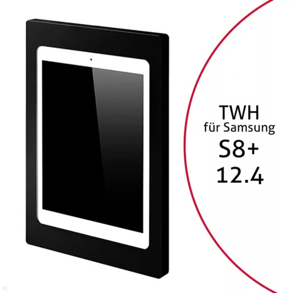 TabLines TWH040B Tablet Wandhalterung f?r Samsung Tab S8+ 12.4, schwarz