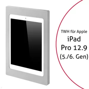 TabLines TWH041S Tablet Wandhalterung f?r Apple iPad Pro 12.9 (5./6. Gen.) silbe...
