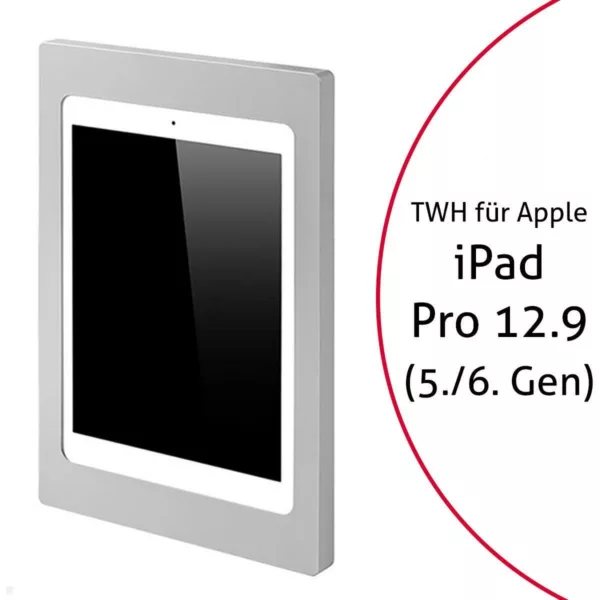 TabLines TWH041S Tablet Wandhalterung f?r Apple iPad Pro 12.9 (5./6. Gen.) silbe...