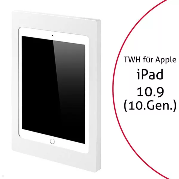 TabLines TWH043W Tablet Wandhalterung f?r Apple iPad 10.9 (10. Generation), wei?