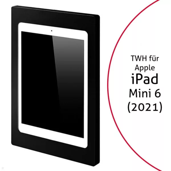 TabLines TWH045B Tablet Wandhalterung f?r Apple iPad Mini 6 (2021), schwarz