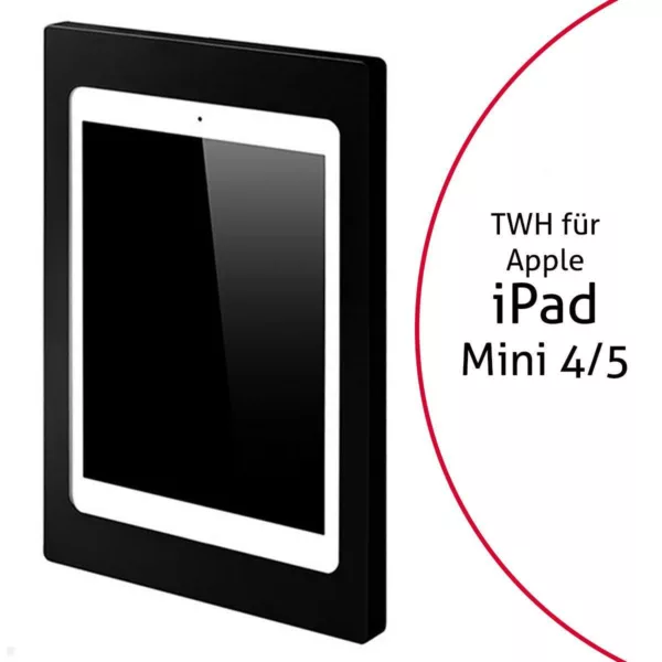 TabLines TWH046B Tablet Wandhalterung f?r Apple iPad Mini 4/5, schwarz