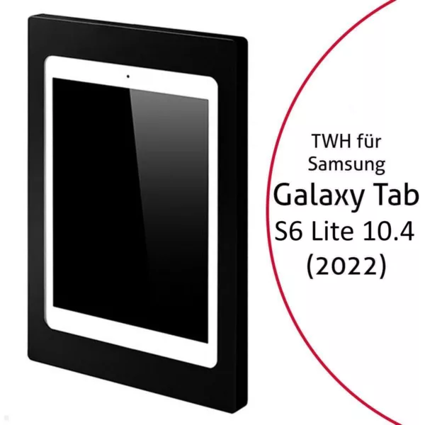 TabLines TWH048B Tablet Wandhalterung f?r Samsung Tab S6 Lite 10.4 (2022), schwa...