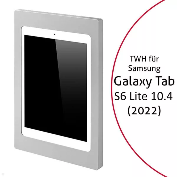 TabLines TWH048S Tablet Wandhalterung f?r Samsung Tab S6 Lite 10.4 (2022), silbe...