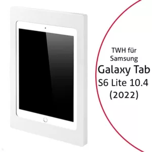 TabLines TWH048W Tablet Wandhalterung f?r Samsung Tab S6 Lite 10.4 (2022), wei?