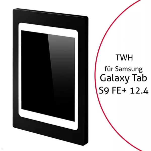 TabLines TWH053B Tablet Wandhalterung f?r Samsung Tab S9 FE+ 12.4, schwarz
