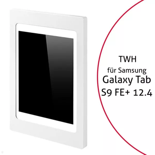 TabLines TWH053W Tablet Wandhalterung f?r Samsung Tab S9 FE+ 12.4, wei?