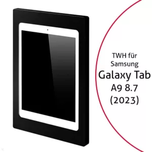 TabLines TWH054B Tablet Wandhalterung f?r Samsung Tab A9 8.7, schwarz