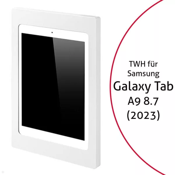 TabLines TWH054W Tablet Wandhalterung f?r Samsung Tab A9 8.7, wei?