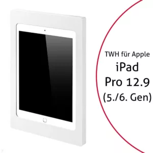 TabLines TWH041W Tablet Wandhalterung f?r Apple iPad Pro 12.9 (5./6. Gen.) wei?