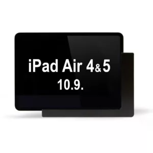 TabLines TWP005B Wandhalterung mit Ladefunktion f?r iPad Air 4 / 5 10.9, schwarz