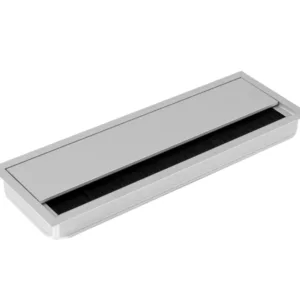 TecLines TKD007 Kabeldurchf?hrung 110x320mm, silber/schwarz