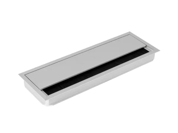TecLines TKD007 Kabeldurchf?hrung 110x320mm, silber/schwarz