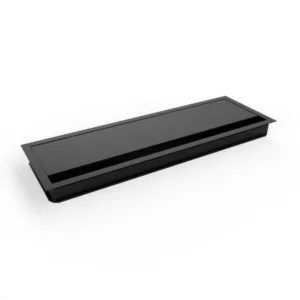 TecLines TKD015B Kabeldurchf?hrung 120x360 mm mit Soft Close, schwarz
