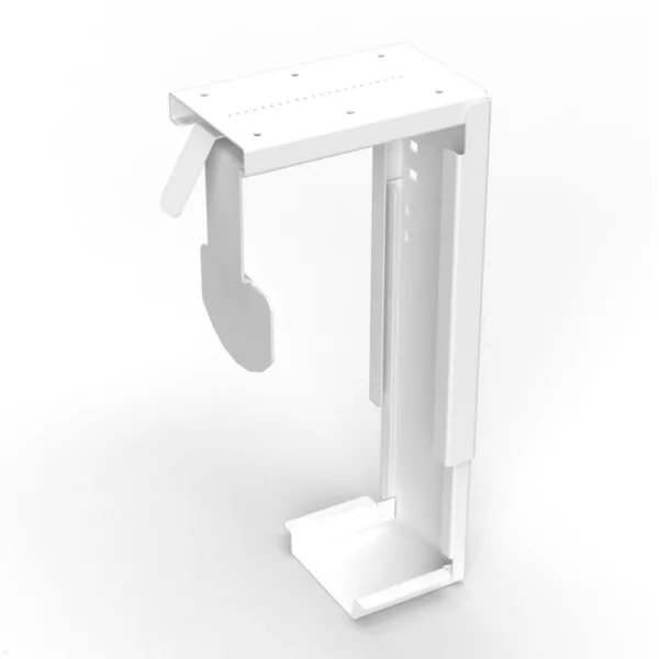 TecLines TPH001W PC Halterung Untertisch 80-220 mm, wei?