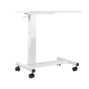 TecLines TST001W Rollbarer Steh Sitz Arbeitstisch, h?henverstellbar 710x400 mm