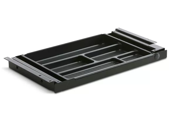 TecLines TUS003B ausziehbare Unterbau Schublade S, schwarz