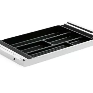 TecLines TUS004W ausziehbare Unterbau Schublade S abschlie?bar, wei?