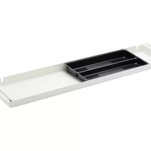 TecLines TUS006W Unterbau Schublade 186mm tief L, abschlie?bar, wei?