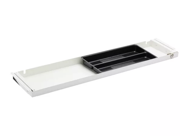 TecLines TUS006W Unterbau Schublade 186mm tief L, abschlie?bar, wei?