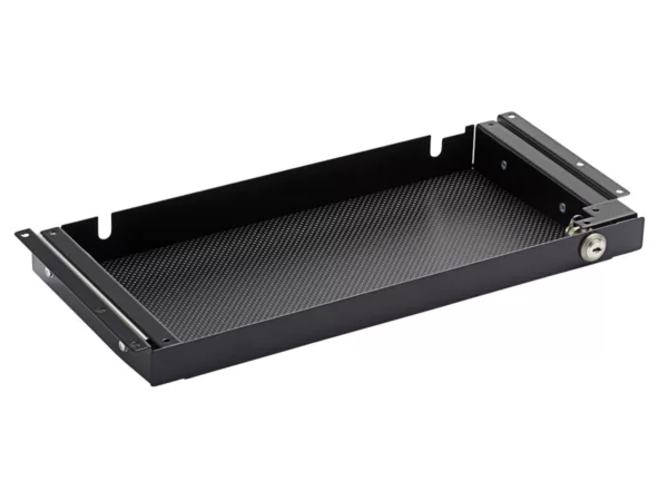 TecLines TUS008B Unterbau Schublade 186mm tief S, abschlie?bar, schwarz