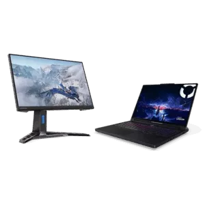 Lenovo Legion Pro 7i Gen 10 (16"-U9-5080-64-2TB) + Monitor R24e Intel® Core™ Ultra 9 275HX Prozessor (E-Kerne bis zu 4,60 GHz P-Kerne bis zu 5,40 GHz)/Windows 11 Home 64/2 TB SSD M.2 2280 PCIe Gen5 Performance TLC